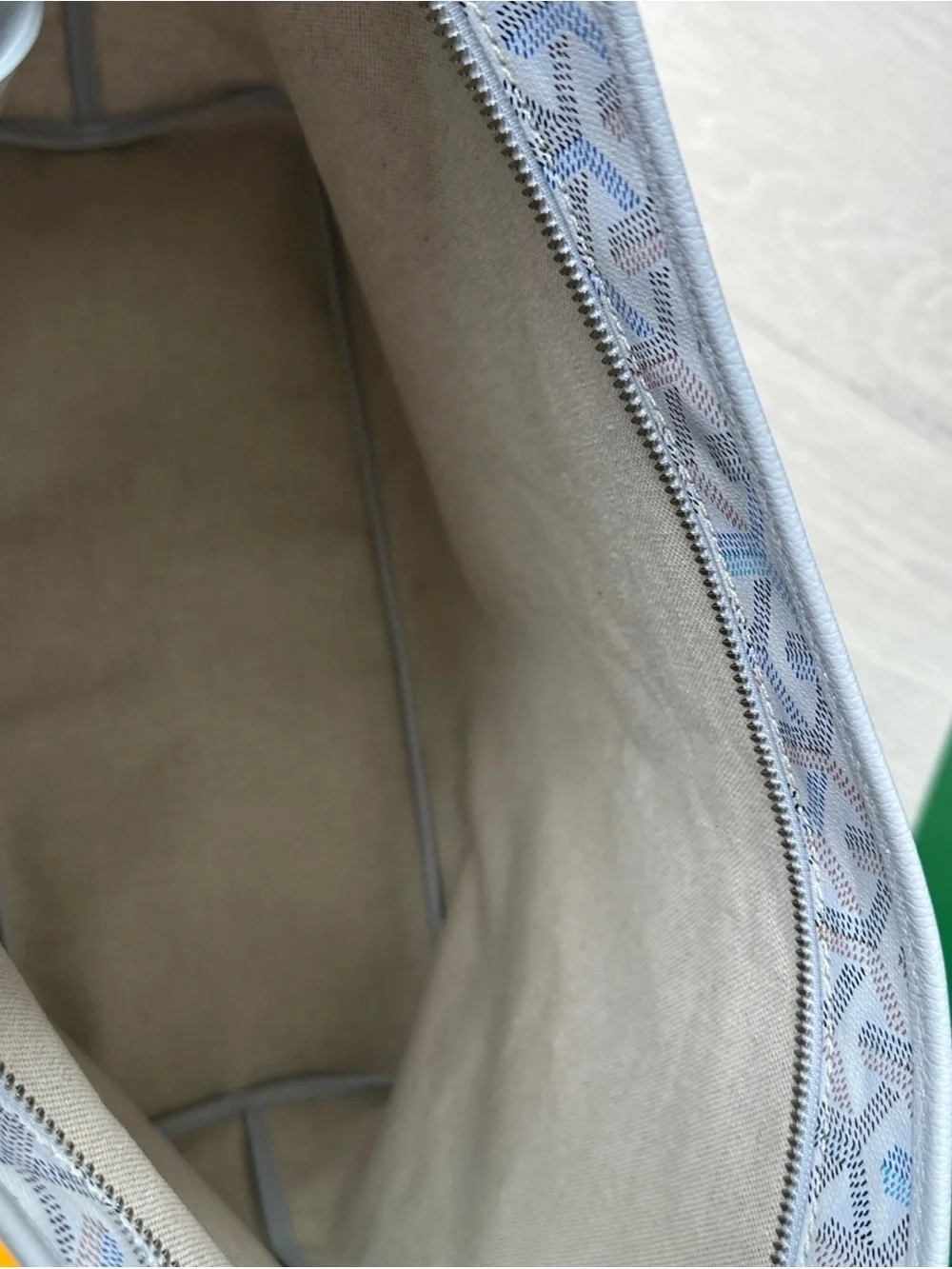 Goyard Limited Edition Polar Blue Hobo Bag with Matching Pouch